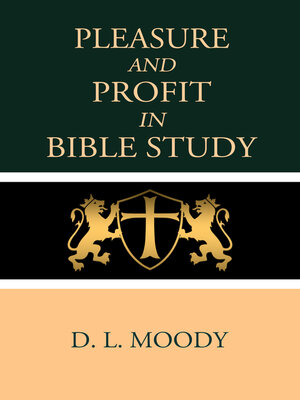 cover image of Pleasure and Profit in Bible Study